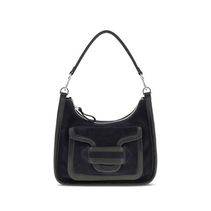 Black Calf Leather Bos Taurus Shoulder Bag