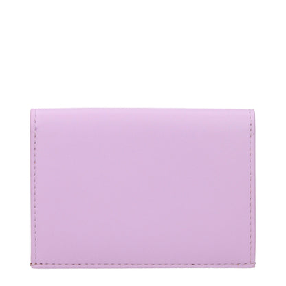 Pink Leather Cardholder
