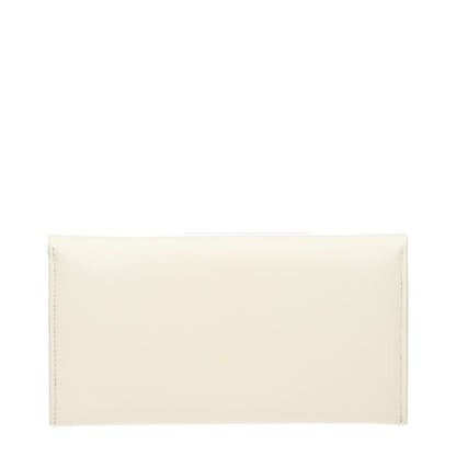 Beige Leather Wallet