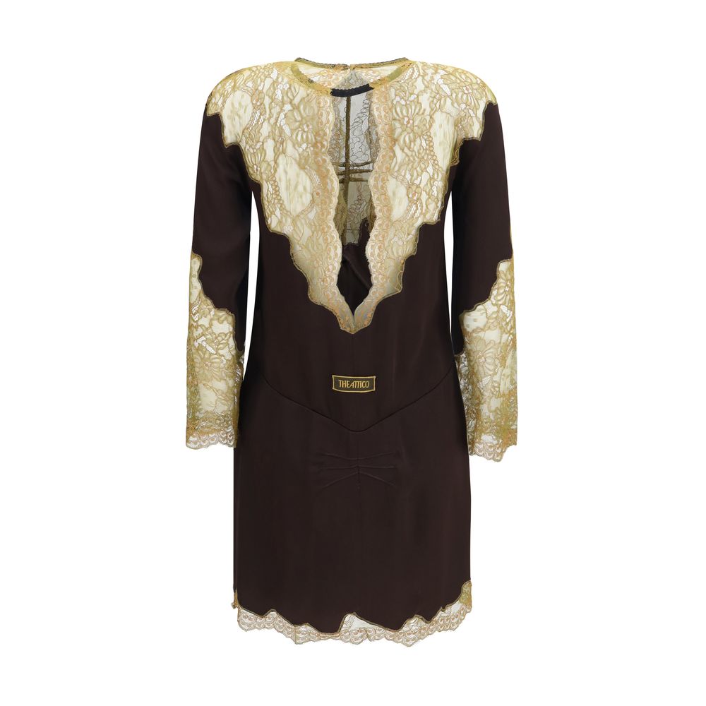 Multicolor Acetate Casual Dress