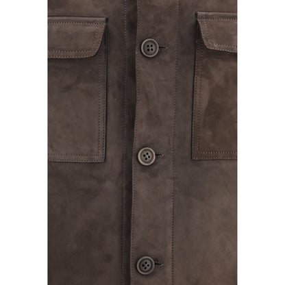 Brown Leather Leather Jacket