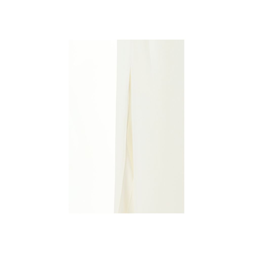 White Viscose Long Skirt
