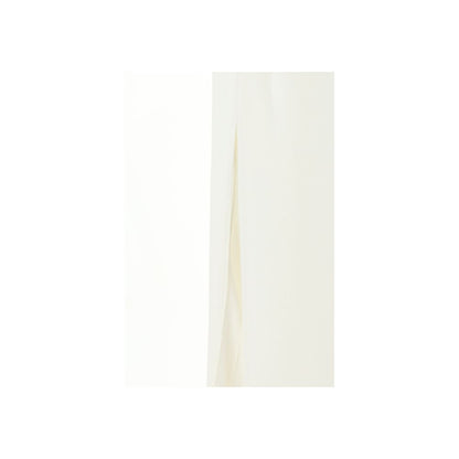 White Viscose Long Skirt