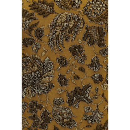 Brown Polyamide Casual Dress