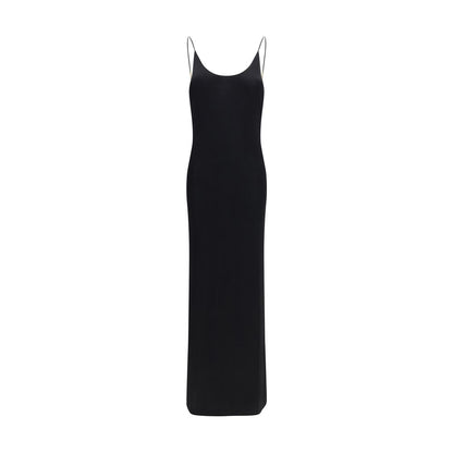 Black Viscose Casual Dress