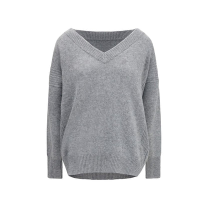 Gray Cashmere Sweatshirt