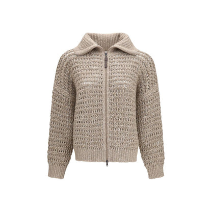 Gray Cashmere Cardigan