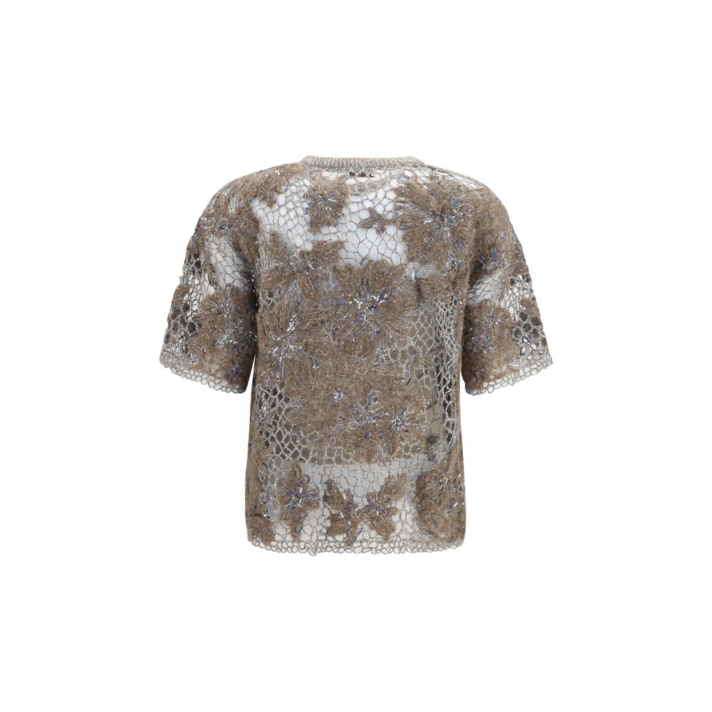 Beige Mohair Blouse