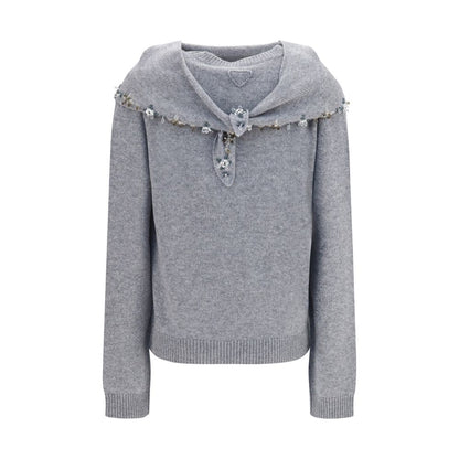 Gray Cashmere Sweatshirt