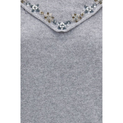 Gray Cashmere Sweatshirt
