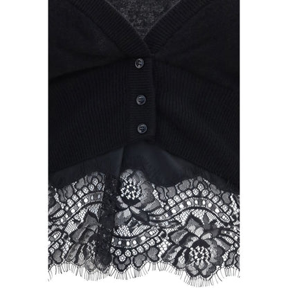 Black Cashmere Cardigan