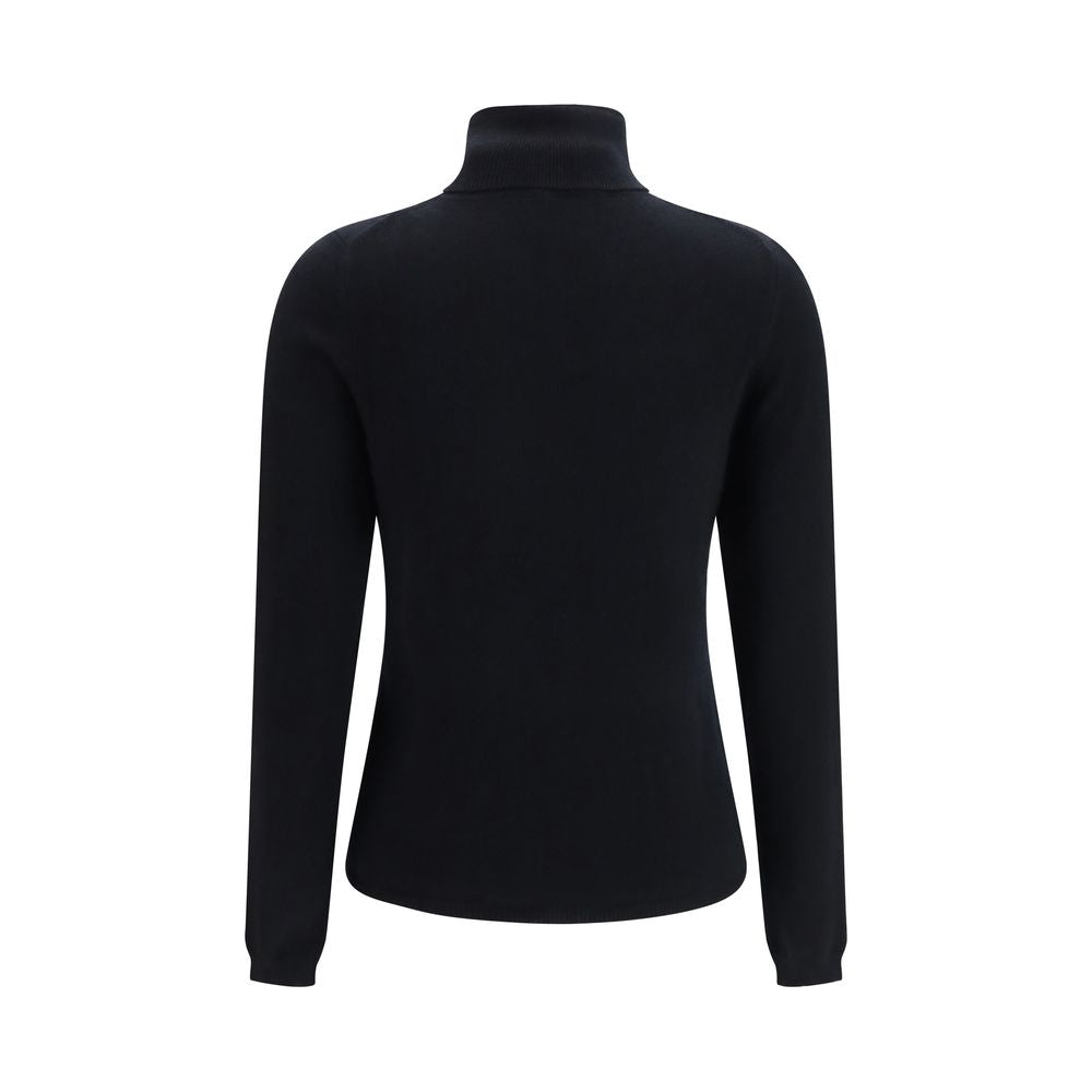 Blue Cashmere Turtleneck