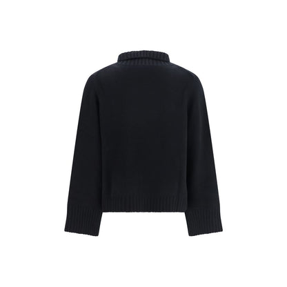 Black Cashmere Turtleneck
