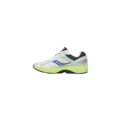 White Synthetic Athletic Sneakers