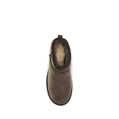 Brown Leather Ankle Boots