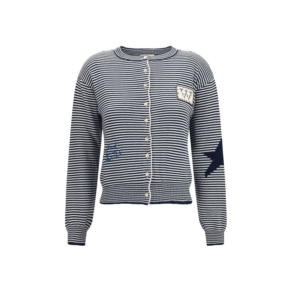 Blue Cotton Cardigan