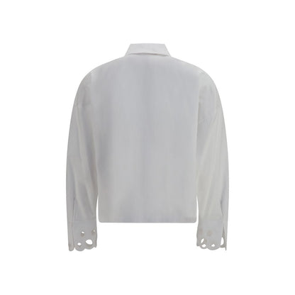 White Cotton Dress Shirt