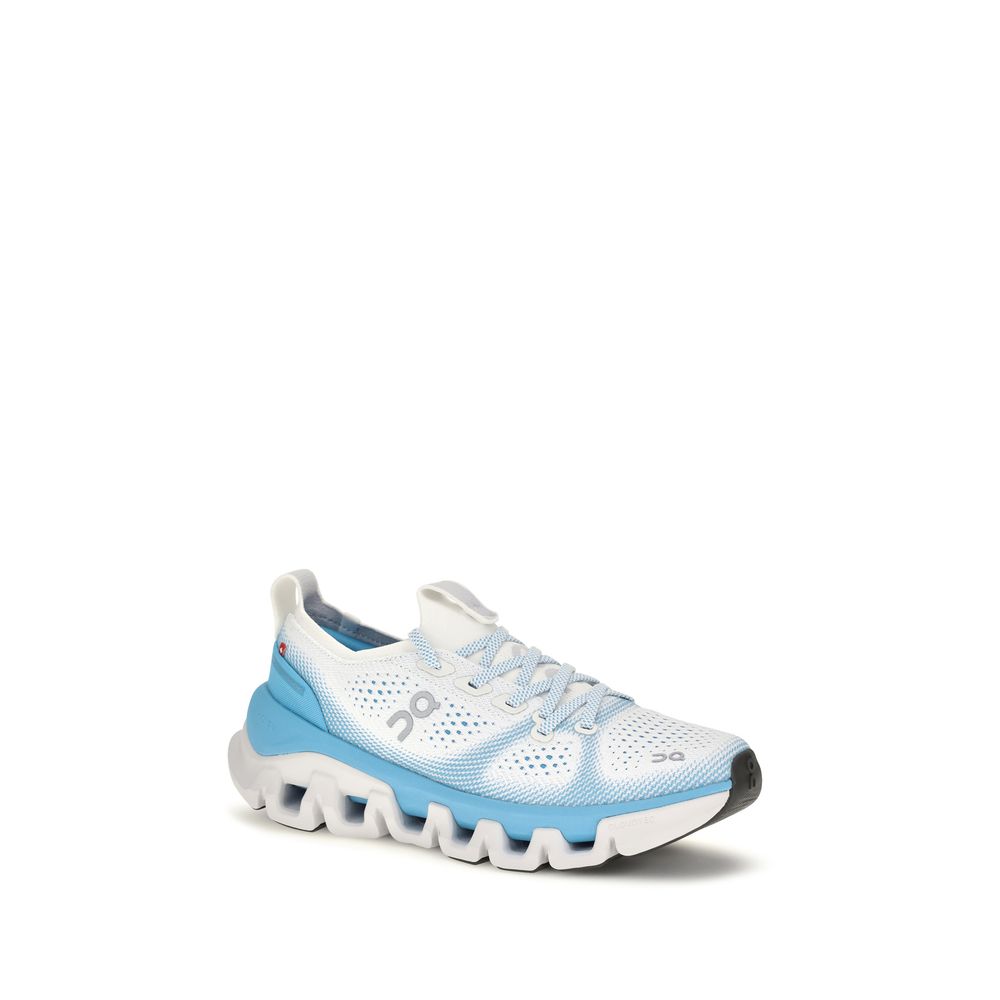 Blue Fabric Athletic Sneakers