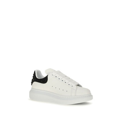 White Calf Leather Bos Taurus Chunky Sneakers