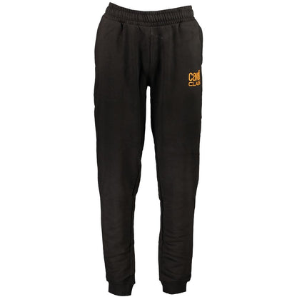 Black Cotton Men's Trousers
