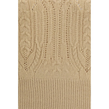Beige Cashmere Sweater