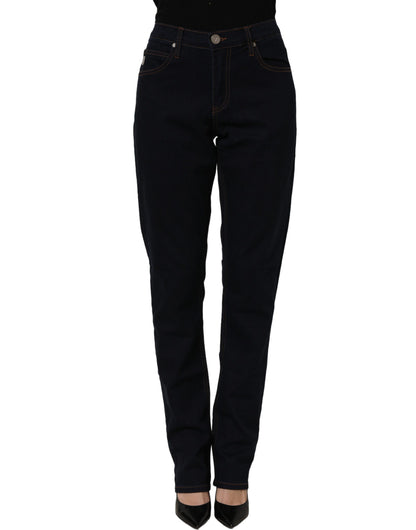 Blue High Waist Skinny Denim Trouser Jeans