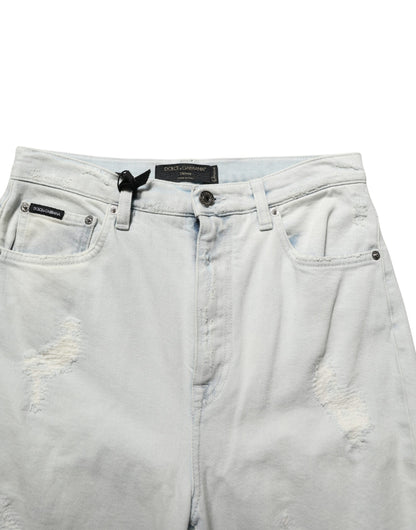 Light Blue Cotton Stretch Skinny Denim Jeans