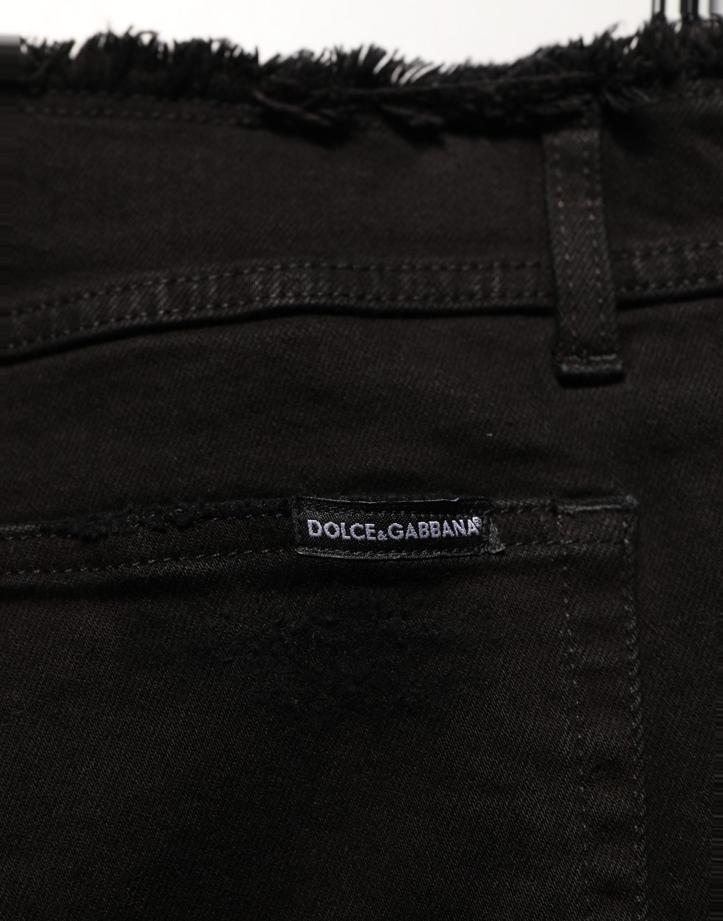 Black Cotton Skinny Denim Trouser Jeans