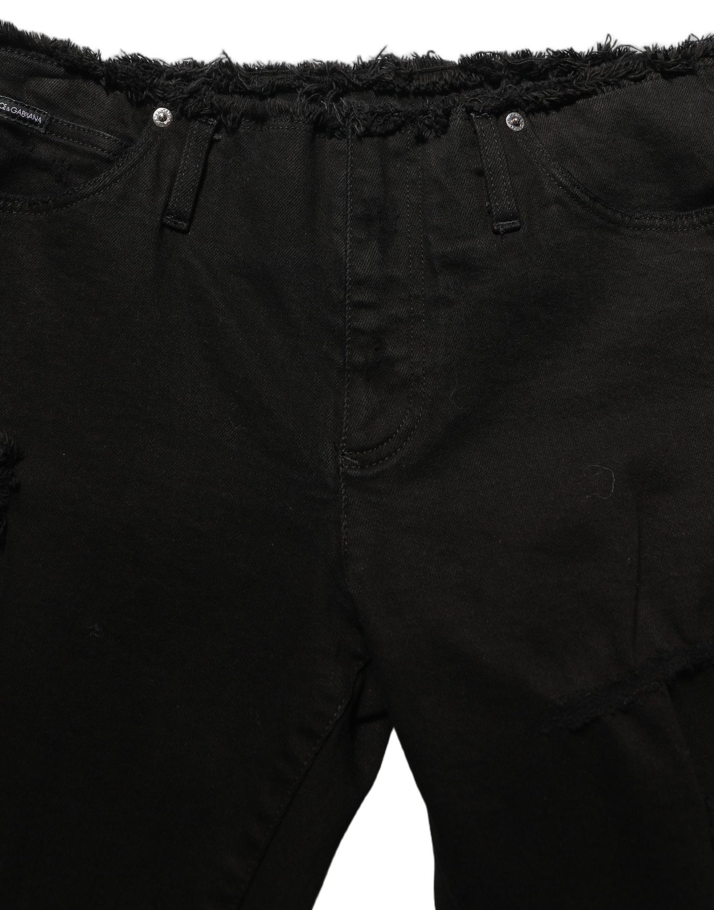 Black Cotton Skinny Denim Trouser Jeans