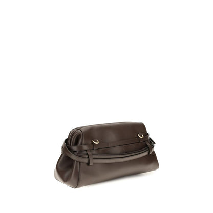 Brown Goatskin Shoulder Bag