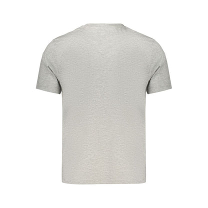 Gray Cotton Men's T-Shirt