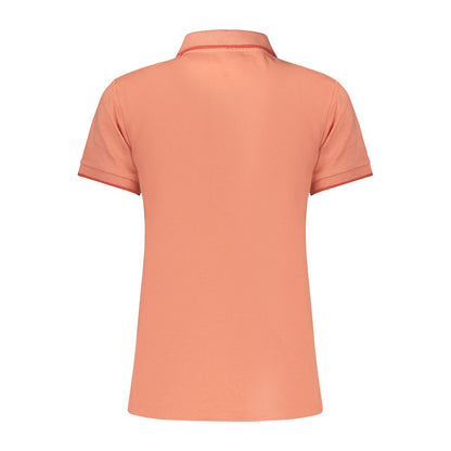 Pink Cotton Womens Polo