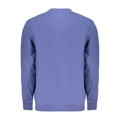 Blue Cotton Men's Sweatshirt
