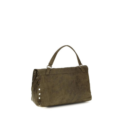 Brown Suede Leather Shoulder Bag