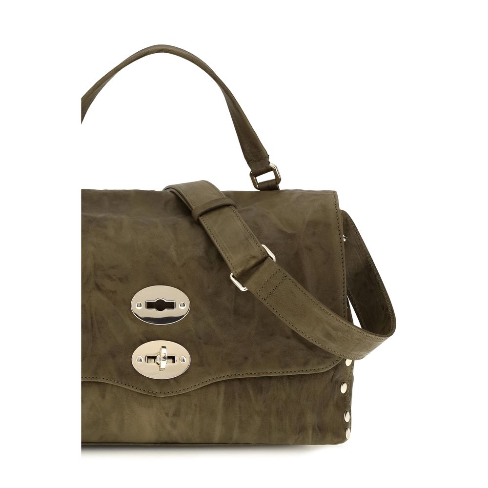 Brown Suede Leather Shoulder Bag