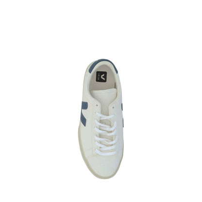 White Calf Leather Bos Taurus Sneakers