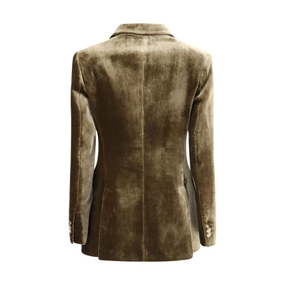 Brown Viscose Blazer