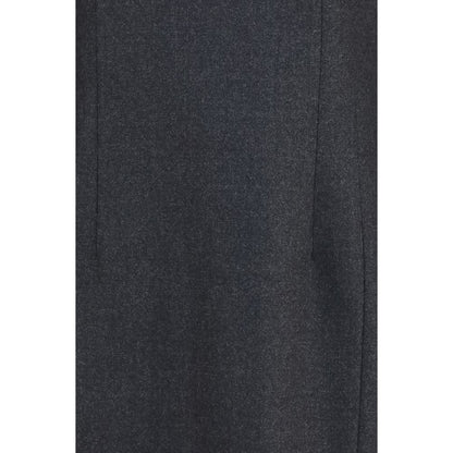 Gray Wool Oves Aries Casual Dress