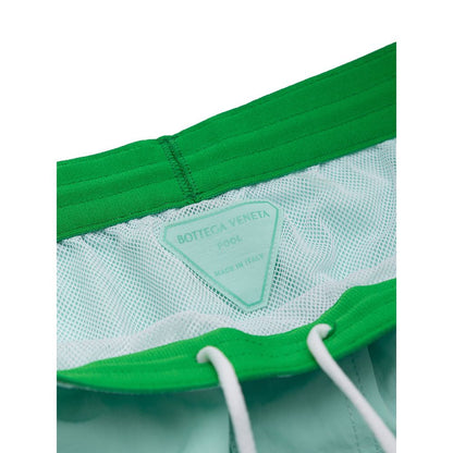 Turquoise Polyamide Swim Shorts