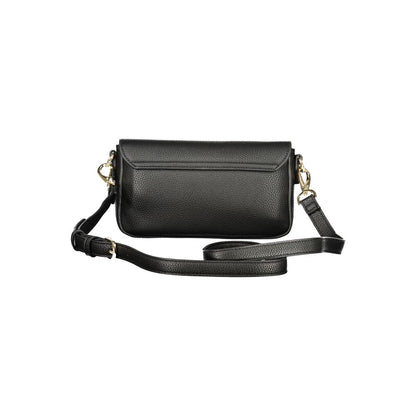 Black Polyurethane Women's Bag