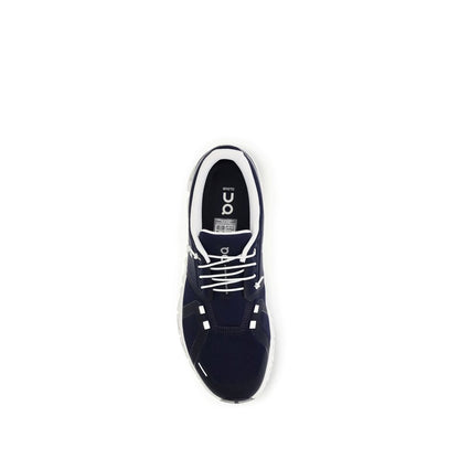 Black Recycled Polyester Athletic Sneakers