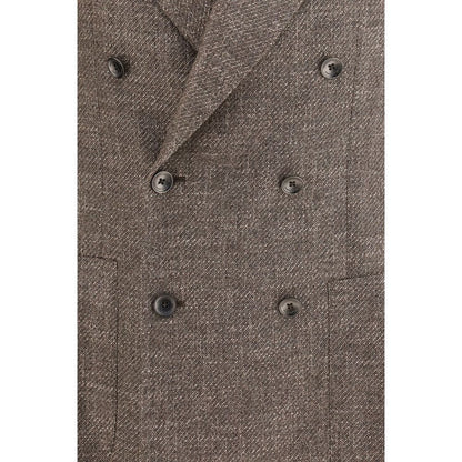Brown Wool Oves Aries Blazer