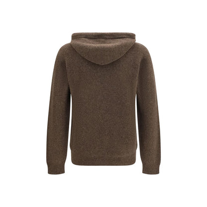 Brown Wool Oves Aries Hoodie