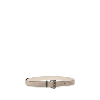 Beige Calf Leather Bos Taurus Regular Belt