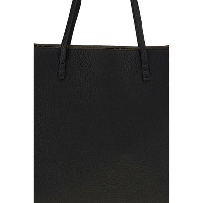 Black Calf Leather Bos Taurus Shoulder Bag