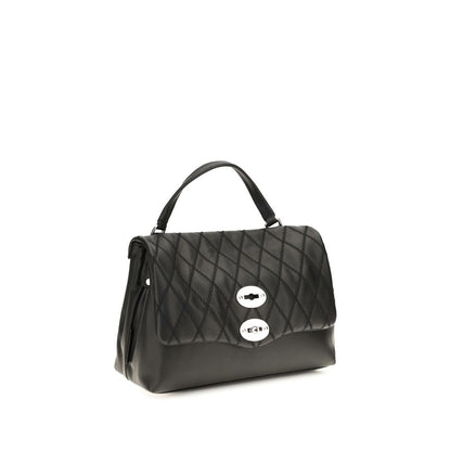 Black Calf Leather Bos Taurus Shoulder Bag