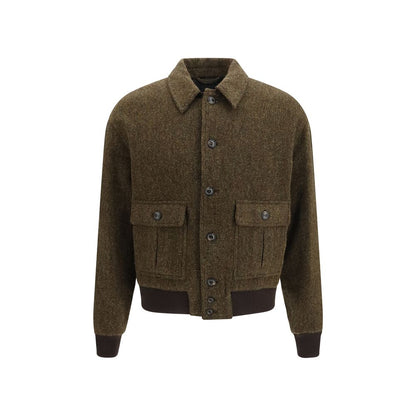 Bicolor Wool Oves Aries Bomber