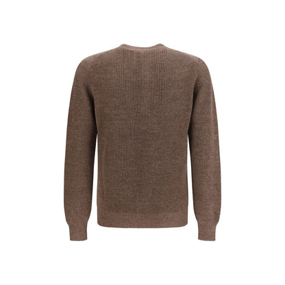 Brown Linen Sweatshirt