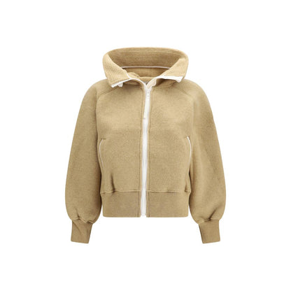 Brown Wool Oves Aries Bomber