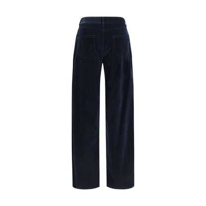 Blue Cotton Pants